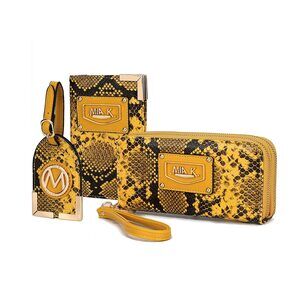8778 Travel Gift 3 Piece Set - Wristlet Wallet -Passport Holder - Luggage